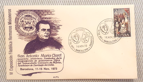 Spain, 1973 - 6 FDC,s ( Barcelona, Burgos, Murcia, Valencia, Cartagena ) - Picture 7 of 7