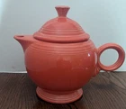 Persimmon Fiesta Medium Teapot with Lid  44oz