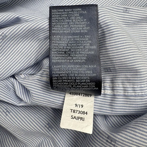 Tommy Hilfiger Jungen Größe 14 Langarm H Button Down Oberteil Blau - Bild 10 von 11