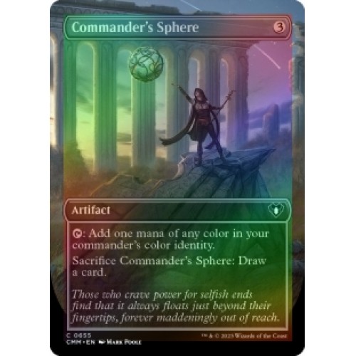 Foil Commander's Sphere (randlos) X4 M/NM Magic MTG Commander Masters - Bild 1 von 1