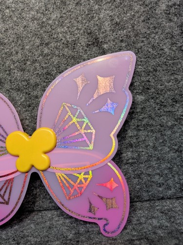 Ersatz Schmetterlingsflügel rosa mit Diamanten Rainbocorns Fairycorn Prinzessin - Bild 5 von 13