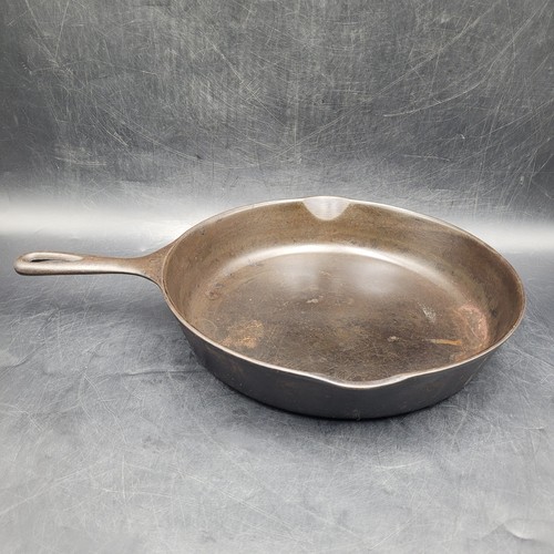 Vintage Wagner Ware Sidney O Gusseisen Pfanne #10 Doppelauslauf - Bild 4 von 10
