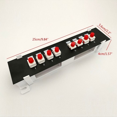 Wall Mount Rack Bracket for Optical Fiber Patch Panel RJ45 Wall-Mount Frame - Afbeelding 8 van 8
