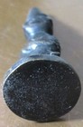 ANTIQUE STEEL? METAL SMALL HUNCHBACK STATUE GAMING PIECE — photo 5