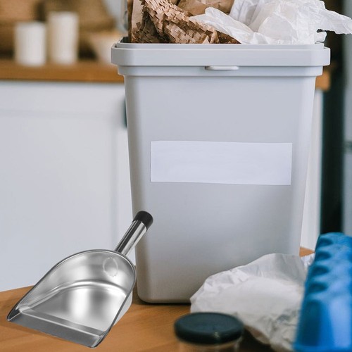  Kehrschaufel Aus Edelstahl Vati Mini Tragbarer Staubpan Für Zu Hause - Imagen 8 de 12