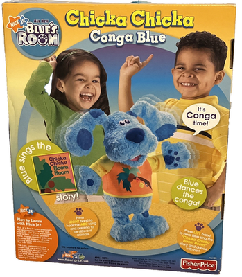 NEW Fisher-Price Chicka Chicka Conga Blue's Clues Room Plush Sings