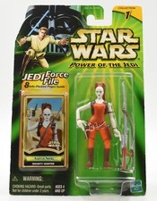 Star Wars Power of The Jedi - Aurra Sing (Kopfgeldjäger) Actionfigur - Neu