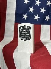 General G.A. Custer Fell Here Marker
