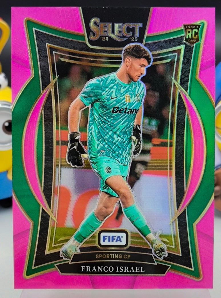 Franco Israel 2024-25 Panini Select FIFA Terrace Pink Prizm RC 01/59 #48
