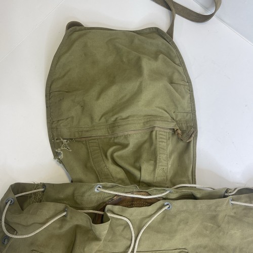US Army WW2 Mountain Rucksack Avery 1943 Size 18x21x7" Distressed NO FRAME - Picture 13 of 19