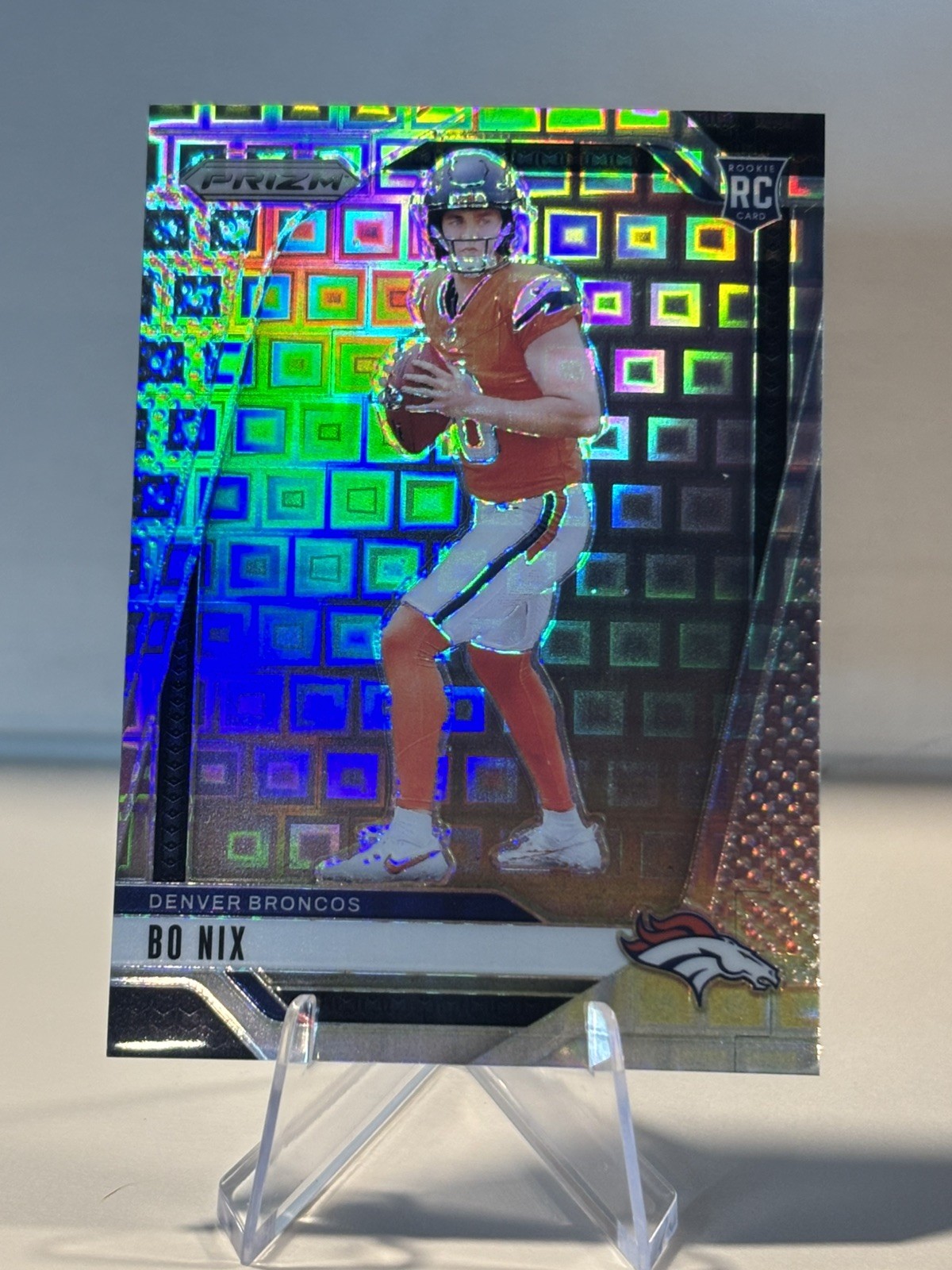 2024 Panini Prizm - Rookies Bo Nix #309 Pandora Prizm /400 (RC)