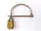 Military Kit Bag Lock D Shaped Security Clasp Secure Lock Padlock