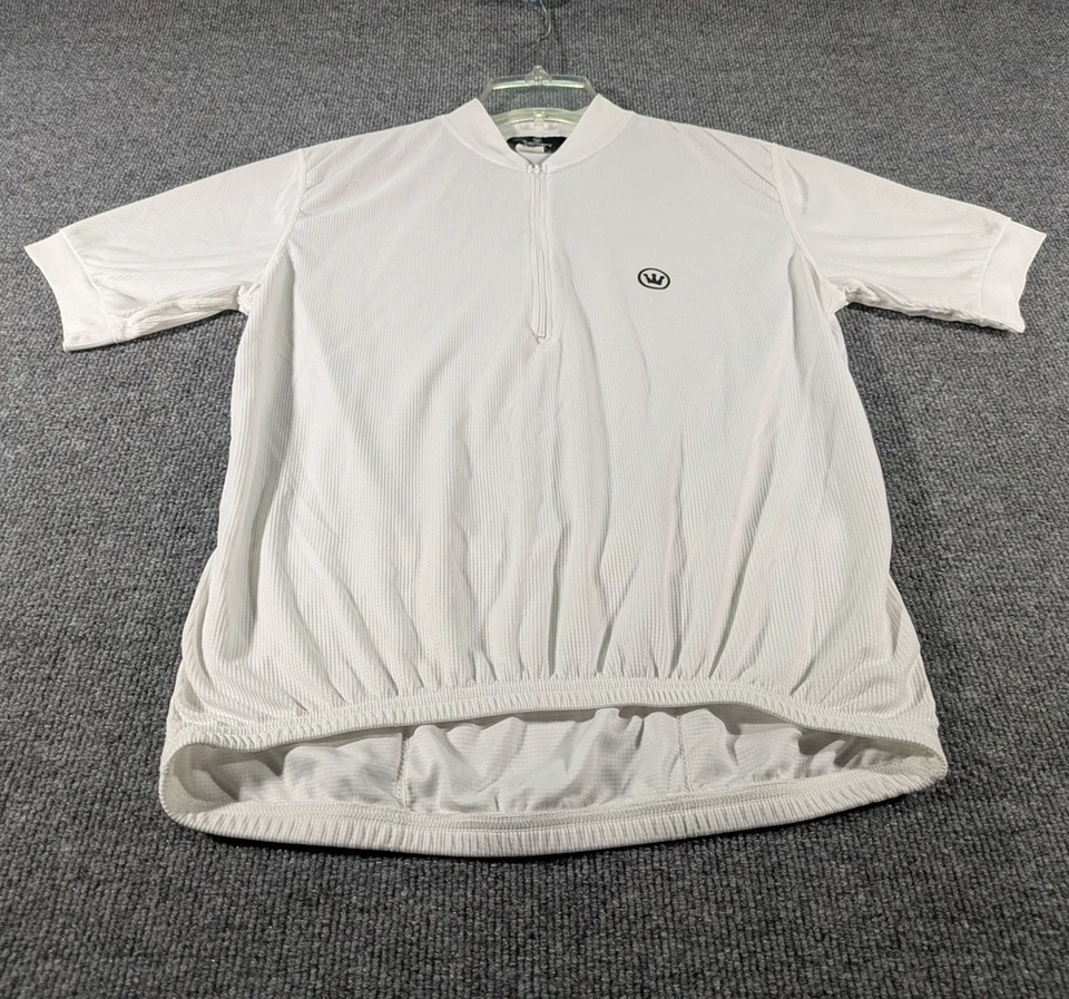 Camiseta deportiva de ciclismo Canari Cyclewear bolsas traseras blancas - mediana para hombre Foto 4 de 4