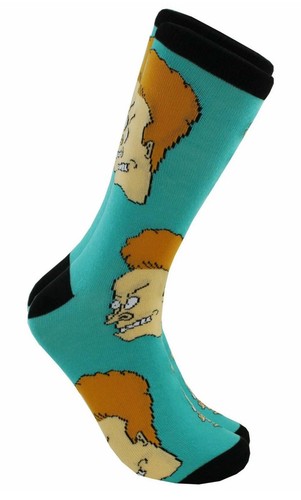 Beavis and Butt-Head Adult Casual Crew Socks, 6-Pack, Size 6-12 - Picture 4 of 9