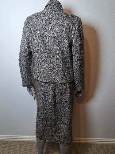 Signature By Larry Levine Damen Anzug Jacke und Rock Tweed Set - Bild 5 von 8