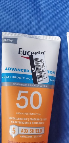 2x Eucerin Sun Advanced Hydration SPF 50 Sunscreen Lotion Exp 12/2024 03/2024 - Picture 8 of 12