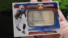  Panini Impeccable USA-MP 🇺🇸 .999 Silver Bar Dallas Cowboys Micah Parsons Flag