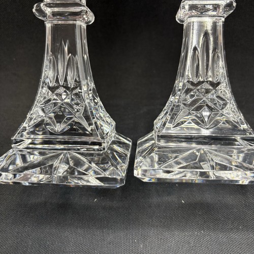 2er Set Waterford Kristall Lismore 6" Kerzenständer Kerzenhalter - Bild 3 von 6