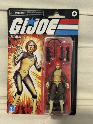 2021 Hasbro GI Joe Retro Collection Scarlett 3.75 Walmart Exclusive