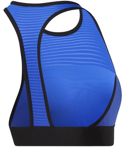 Reebok Damen Low Impact Racerback Sport BH, blau, Small - Bild 2 von 2