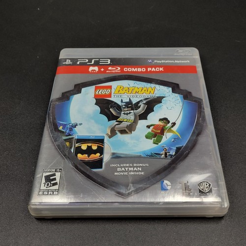 Lego Batman The Videogame + Movie Combo Pack (PlayStation 3 PS3, 2011)
