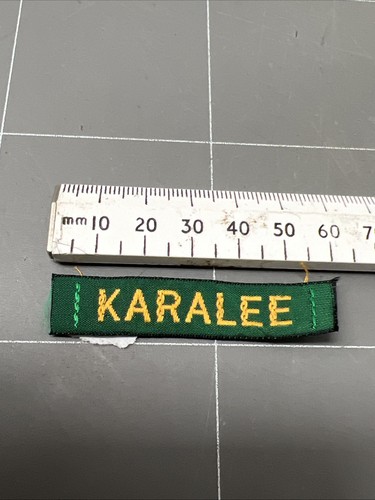 VINTAGE BOY SCOUTS PATCH POWELL CUBS VENTURER NAME BAND KARALEE H