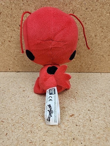 Peluche peluche Bandai Miraculous Ladybug Tikki Kwami 6,5" 2015 Zagtoon - Foto 5 di 6