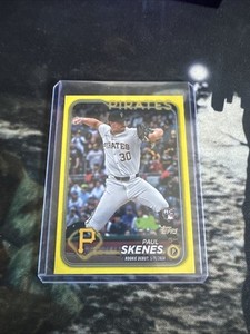 2024 Topps Update Series - Rookie Debut Paul Skenes #US288 Yellow (RC)