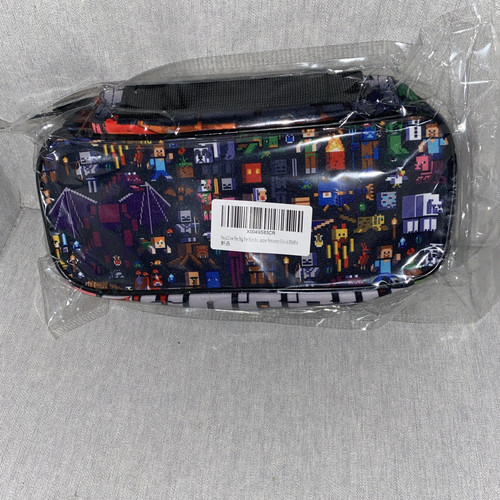 Minecraft Pencil Bag Black Kids Pouch Holder