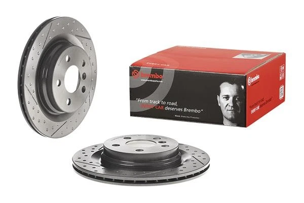 2x BRAKE DISC 09.C743.21 FOR MINI COUNTRYMAN CLUBMAN B37 C15 A 1.5L 3cyl 2.0L - Image 3 of 4