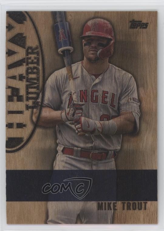 2024 Topps Series 1 Heavy Lumber Mike Trout #HL-10
