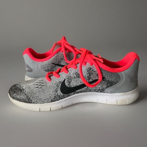 Nike Niñas Talla 5.5 Y Free RN 2017 904258-001 Gris Zapatos para Correr Tenis - Imagen 4 de 11