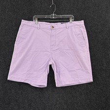 Vineyard Vines Shorts Mens 42 Purple Stretch Chino Classic Fit Summer Casual