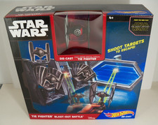 Hot wheels Star Wars Force Awakens die cast Tie Fighter Blast-Out Battle NIB