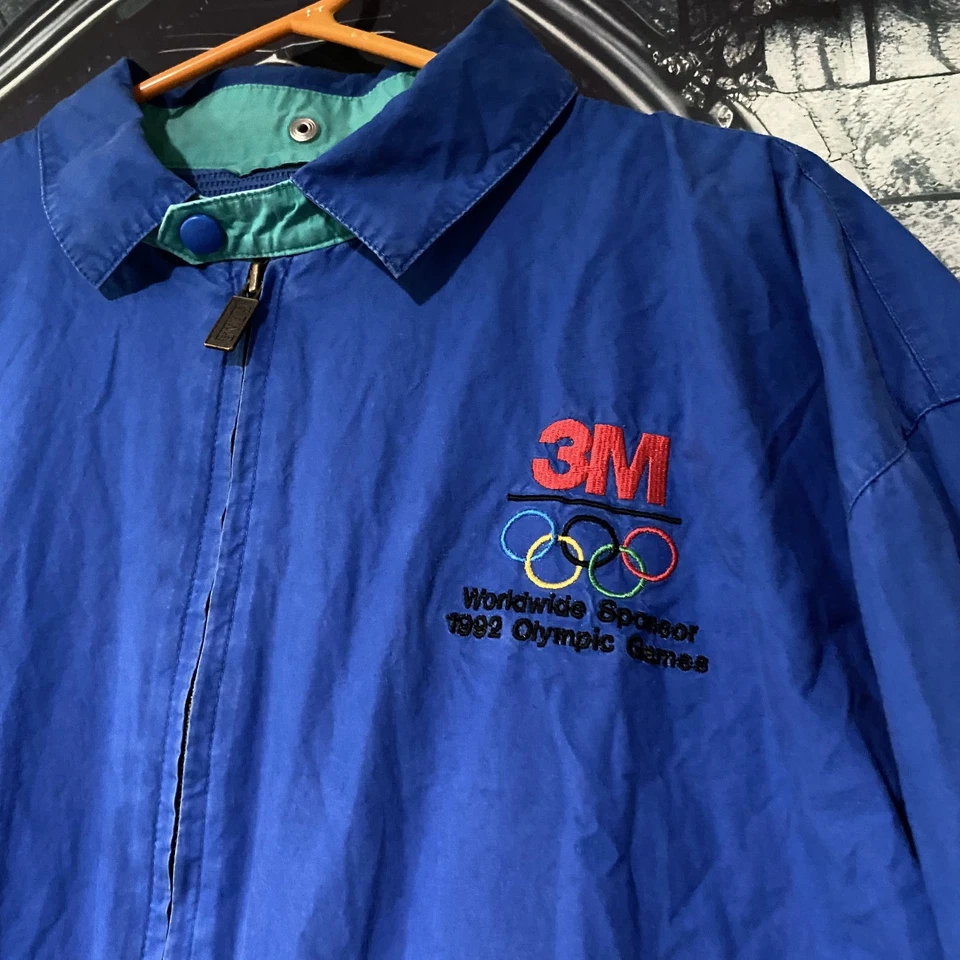 Olympic Games 1992 Vintage Gear Full Zip Up Men's Jacket Athletic Sports XL - Image 2 of 4