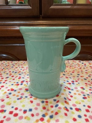 Fiesta Cappuccino Mug Sea Mist First Quality 21 Ounces Embossed Icons Pristine