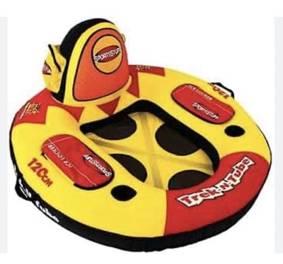SPORTSTUFF TREK-N-TUBE - River Float Tube - Built In 6-pack Cooler w/Backpack