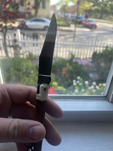 VTG RARE FRENCH LAGUIOLE TRADITION LEONARD FOLDING POCKET KNIFE CORKSCREW 440 - Picture 7 of 10