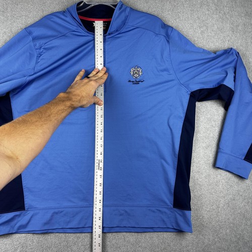 Trump National Jupiter Sweater Herren 2XL Blau Quarter Zip Golfpullover FG Tech - Bild 6 von 10