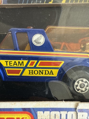 Matchbox Super Kings K-6 Team Honda Motorcycle Transporter Vintage 1976 - Bild 9 von 12