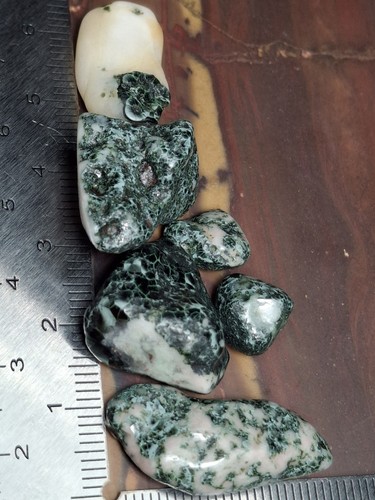 Datolite Polished Isle Royale Greenstone Gems Keweenaw Michigan Mineral Copper - Picture 8 of 16