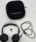 Plantronics Voyager Focus UC B825 Wireless Bluetooth Headset w/Case and Dongle