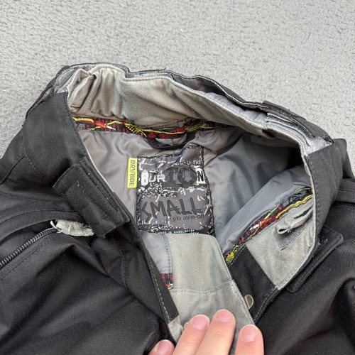 Burton Snowboard Pants Youth Small Black Dry Ride Waterproof Ski Baggy - Picture 4 of 10