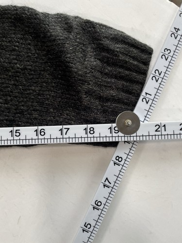 Maglione Vintage Basic Editions Uomo Grande Grigio Fair Isle Maglione Maglia Natale - Foto 8 di 8