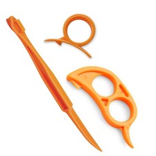 Orange Peeler Tools Citrus Peel Cutter Plastic Easy Fruit Vegetable Slicer Cu...