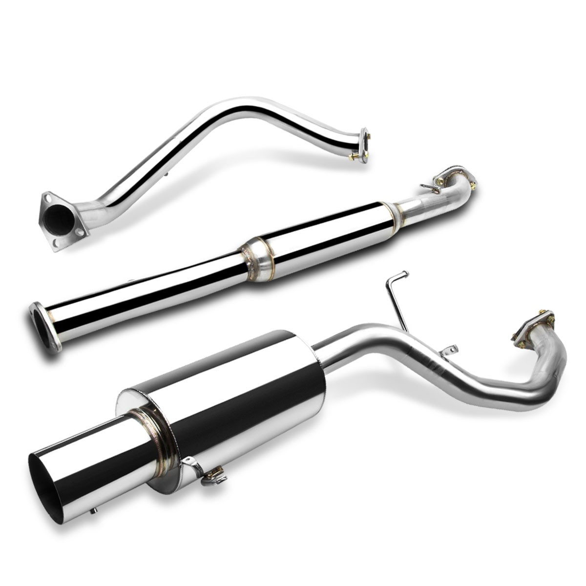 Stainless Steel Exhaust Tip w/Slash Cut 2.5 Stainless Steel Exhaust Tip w/Slash Cut 2.5