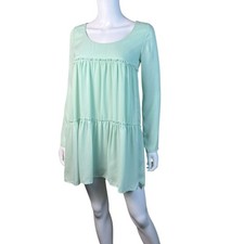 Tobi Mint Green Tiered Ruffle Baby Doll Short Dress Women’s Size Small New W Tag
