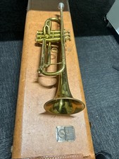 Tromba vintage made in Germany include rara custodia Martin Elkhart da collezione