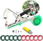 Plant Tying Machine, Garden Tools Garden Tapetool Tapener with 11 Roll Tapes and
