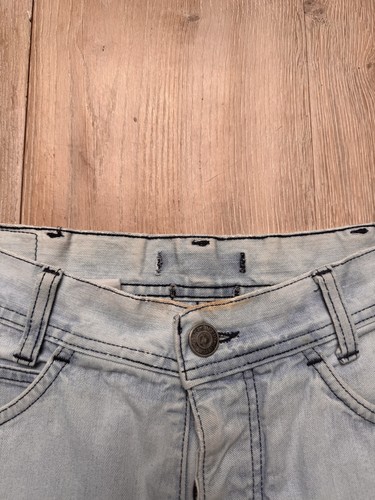 Vintage 90s Stone Island Straight Fit Denim Jeans Light Washed W30 L32👖 - Bild 2 von 5